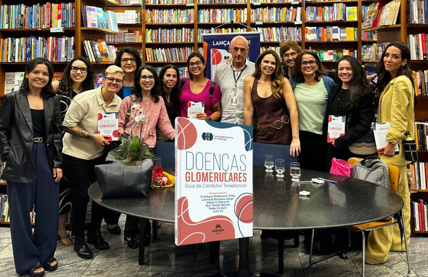 Lançamento do livro Doenças Glomerulares – Guia de Condutas Terapêuticas e contribuição com capítulo sobre Glomerulopatia do C3